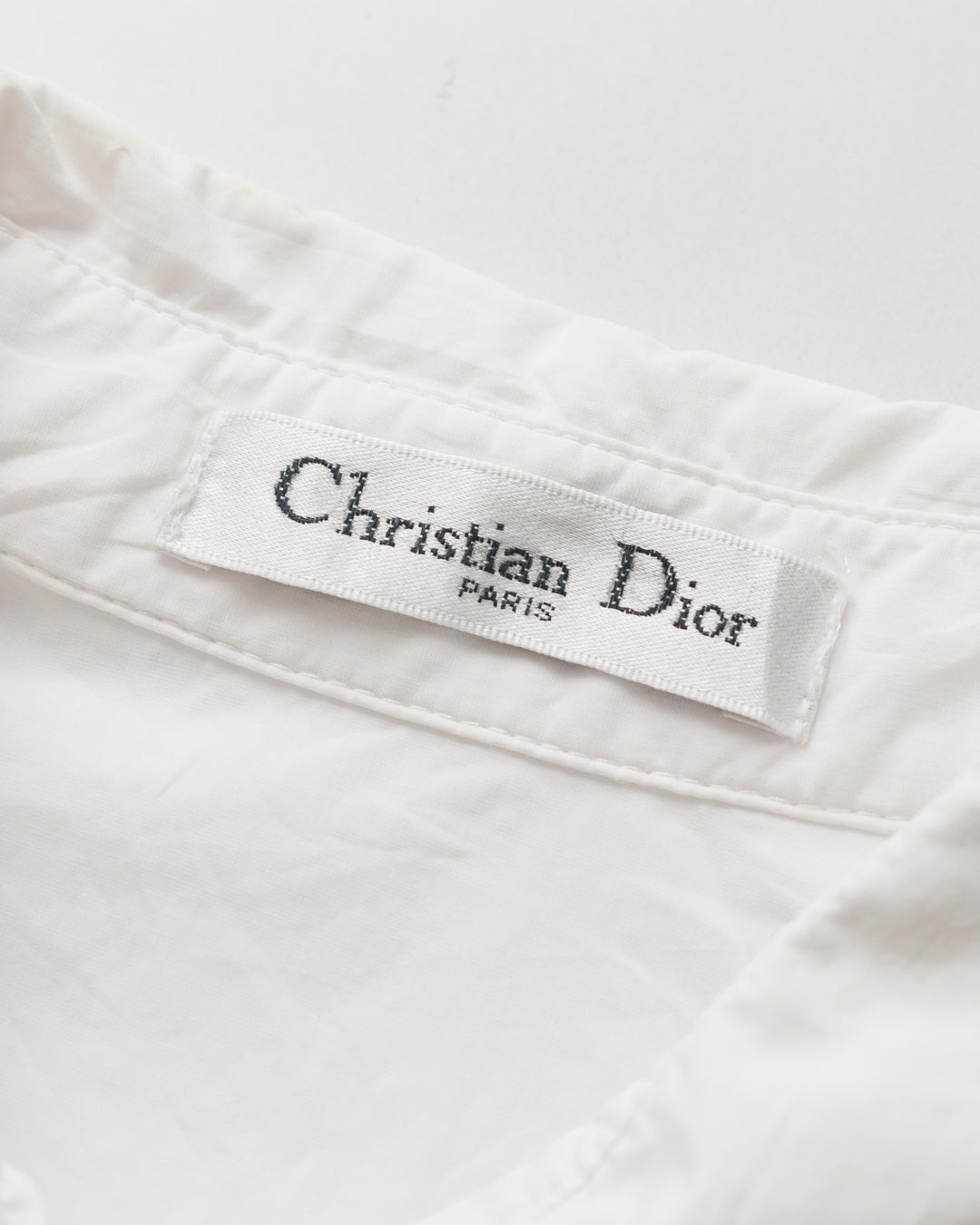 Christian Dior Cotton & Mulberry Silk Shirt