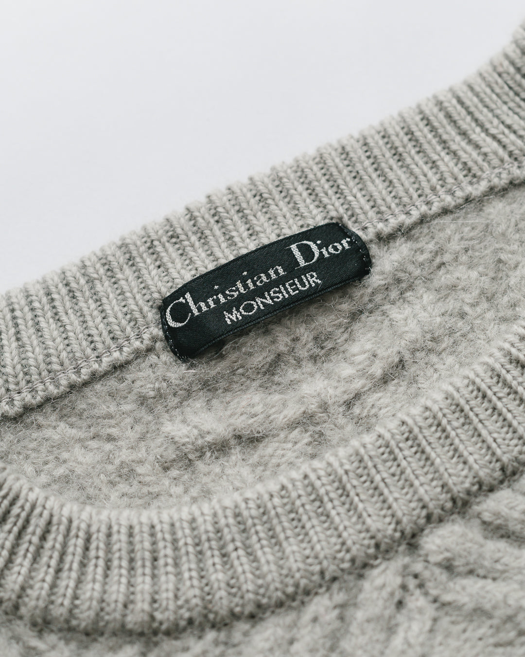 Christian Dior Cropped Knit Jumper