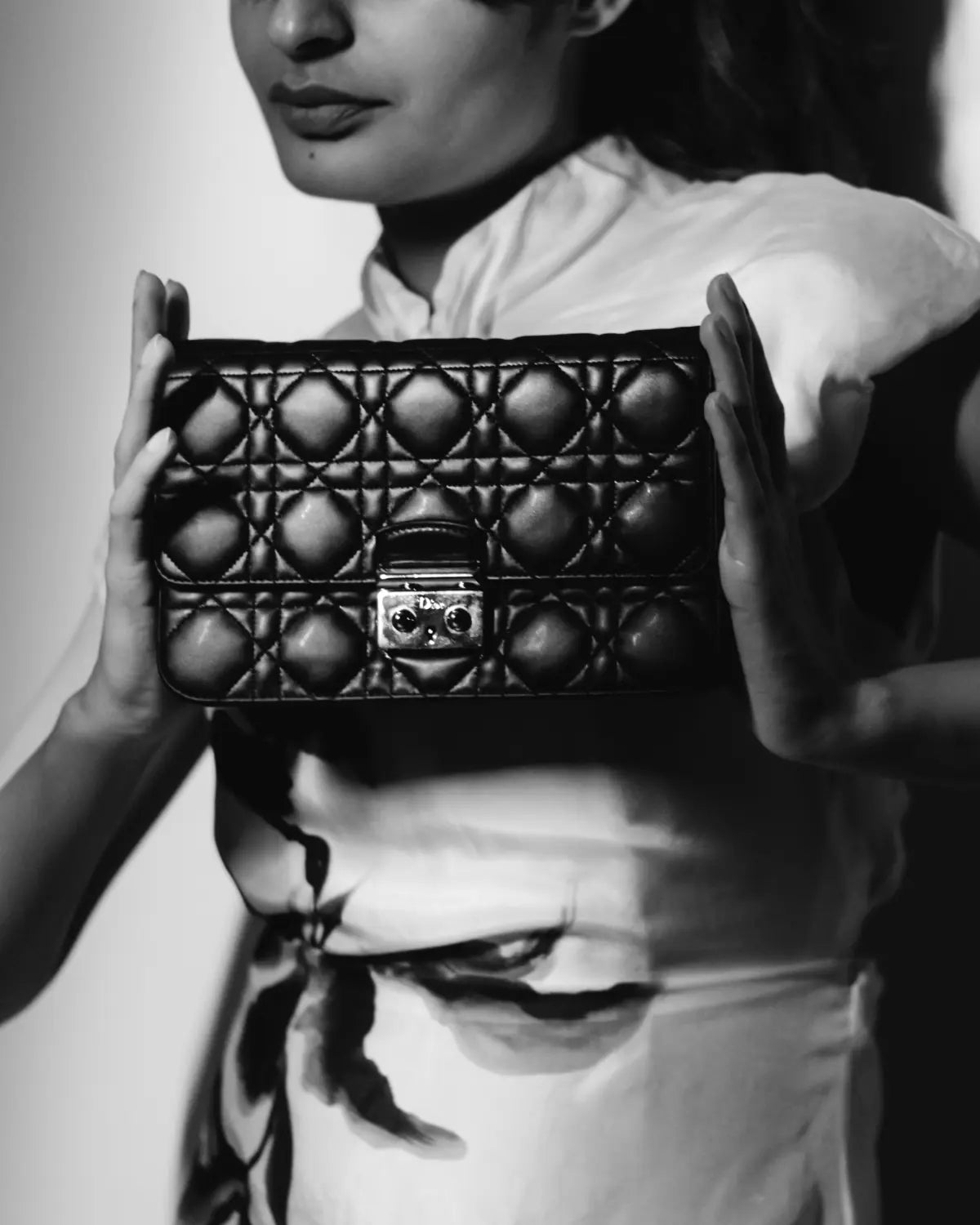 Miss dior lambskin cannage 2 way