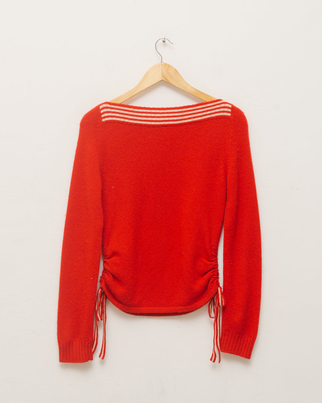 Courrèges Ruched Sides Knit Top