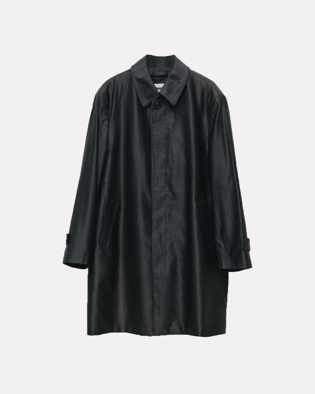 Dark charcoal dress coat