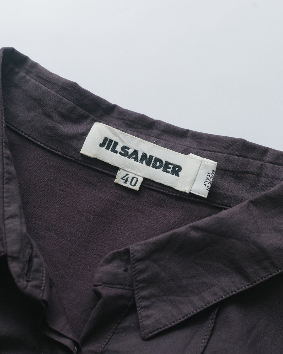 *Jil Sander Dark Plum Shirt