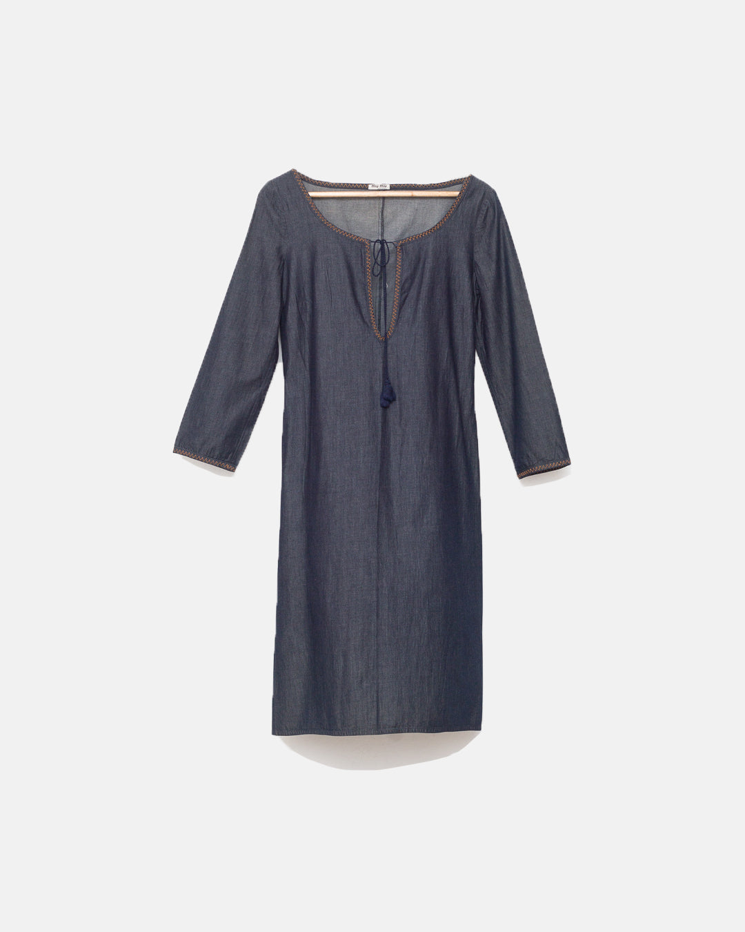 Miu Miu Denim Midi Dress