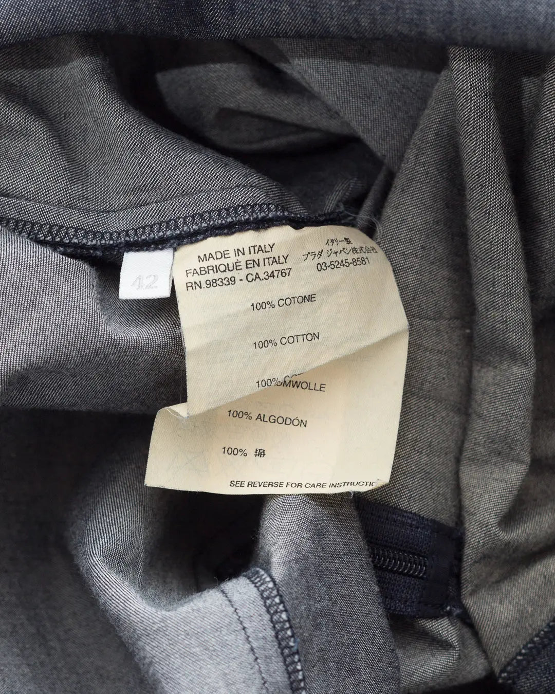 Miu Miu Denim Midi Dress