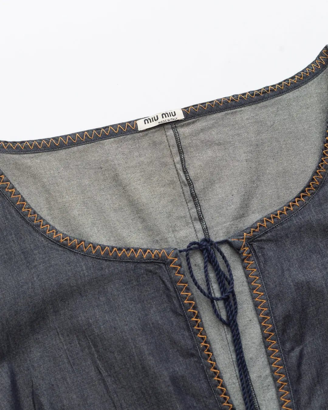 Miu Miu Denim Midi Dress