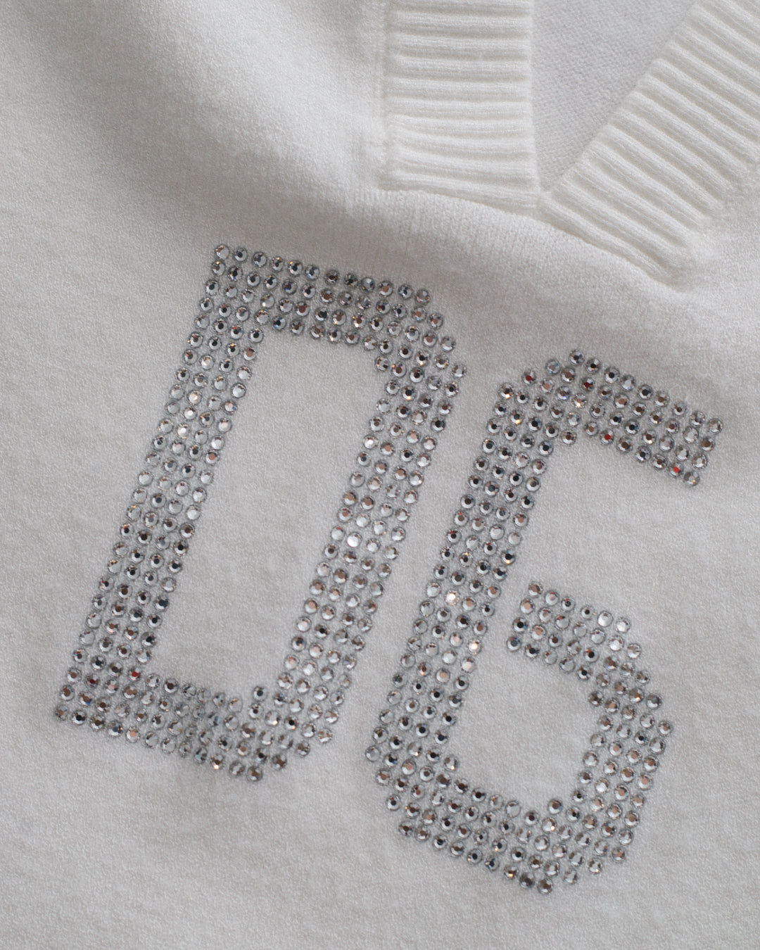 Dolce & Gabbana Embellished Front Knit Top