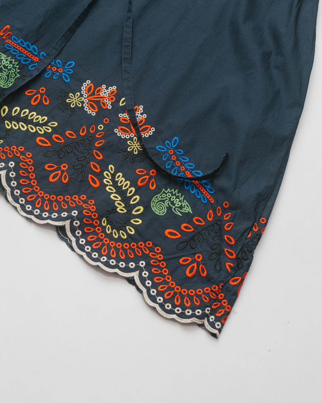 Dolce & Gabbana Embroidered Drawstring Dress