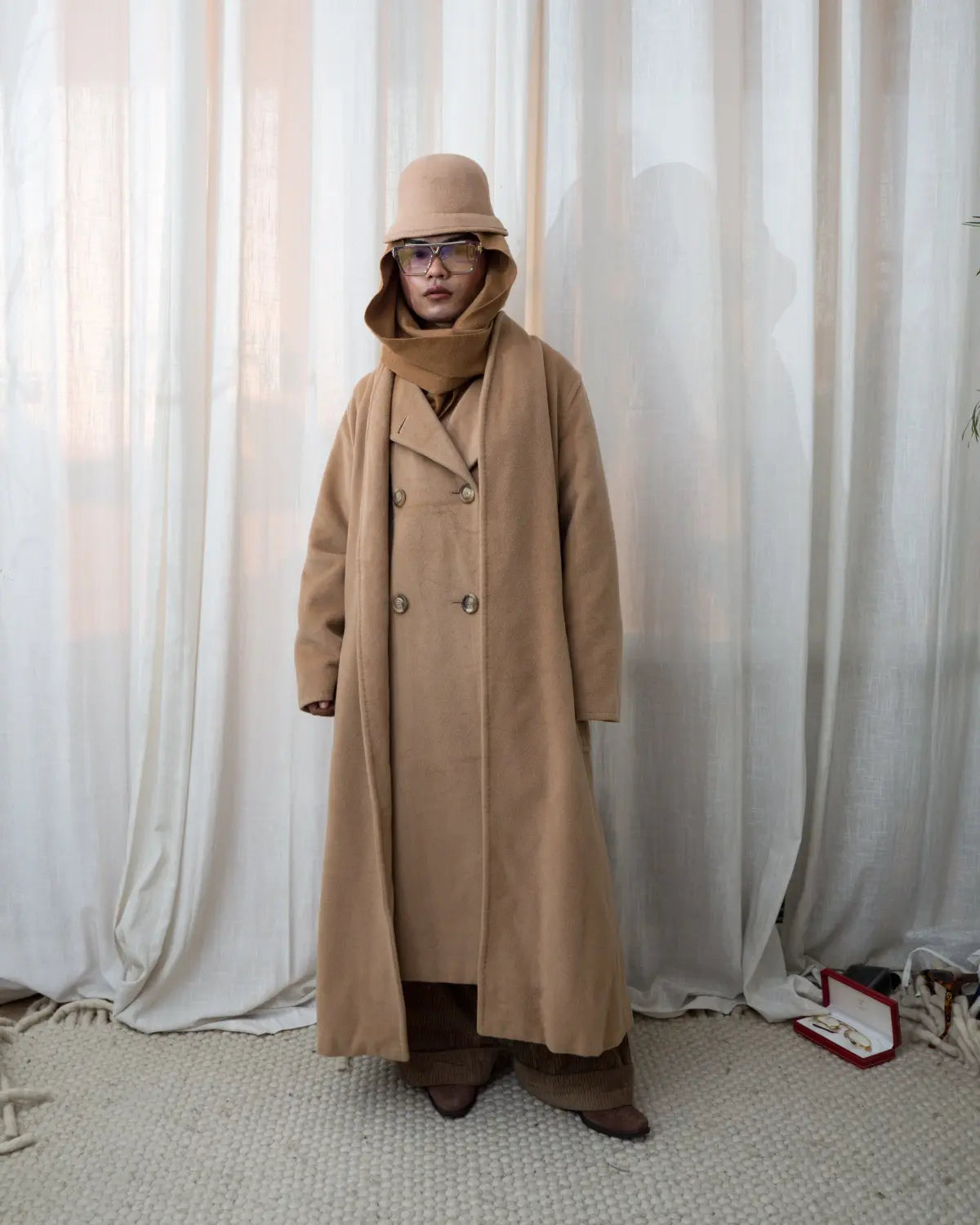 Maxmara double breasted wool & cashmere coat