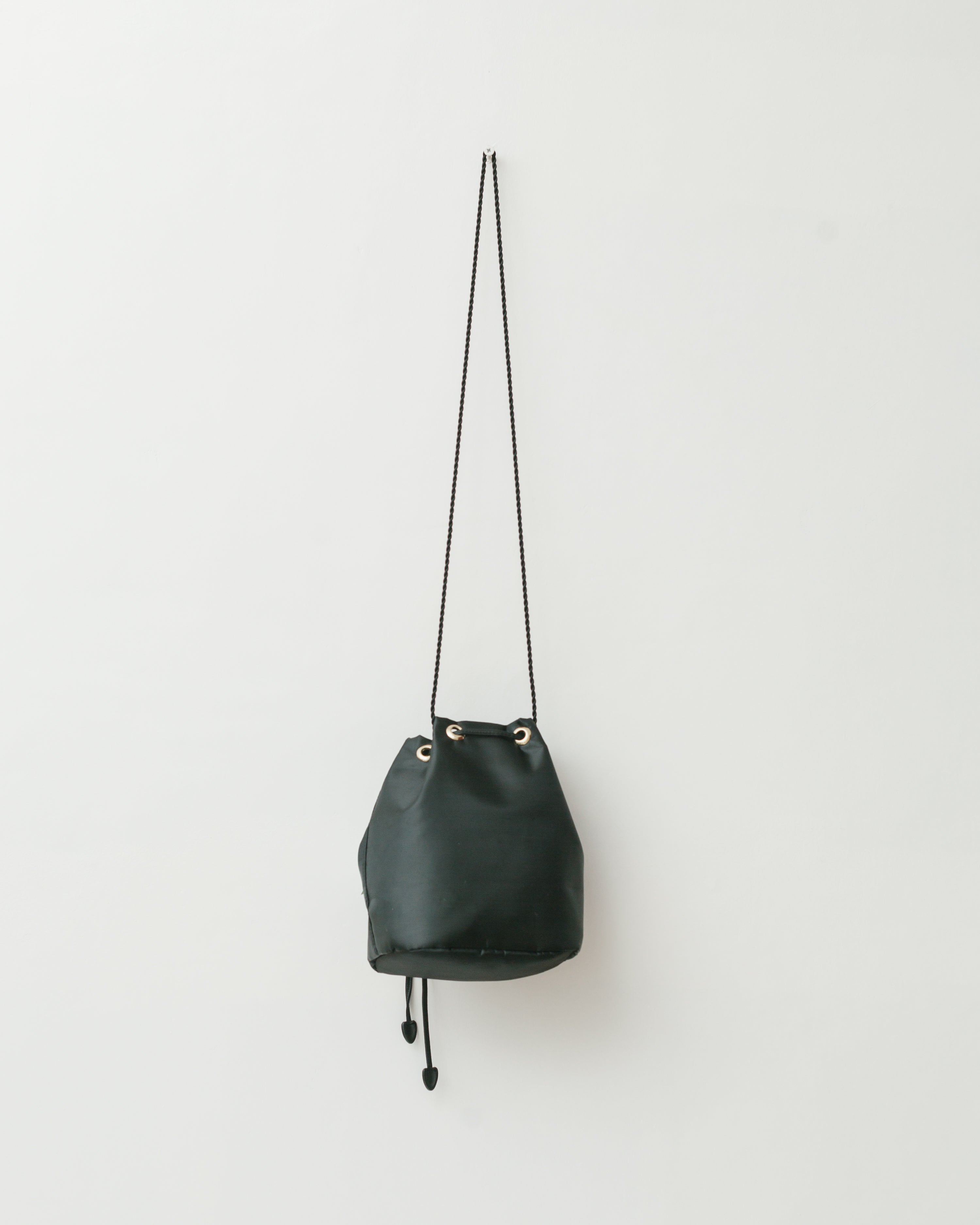 Drawstring Nylon Bucket Bag – AIMÉE