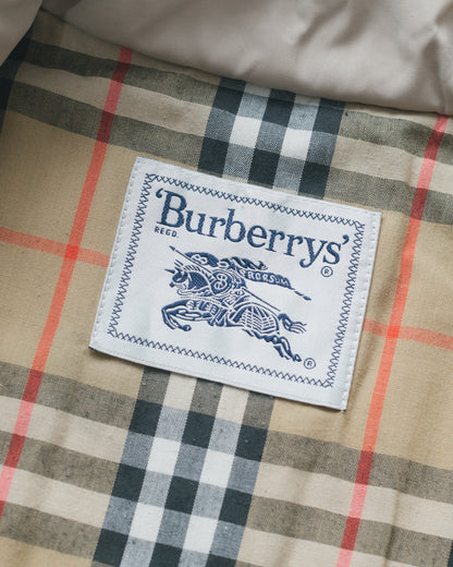 *Burberry Ecru Quilted Short Coat