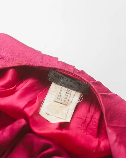 Alberta ferreti embellished silk dress