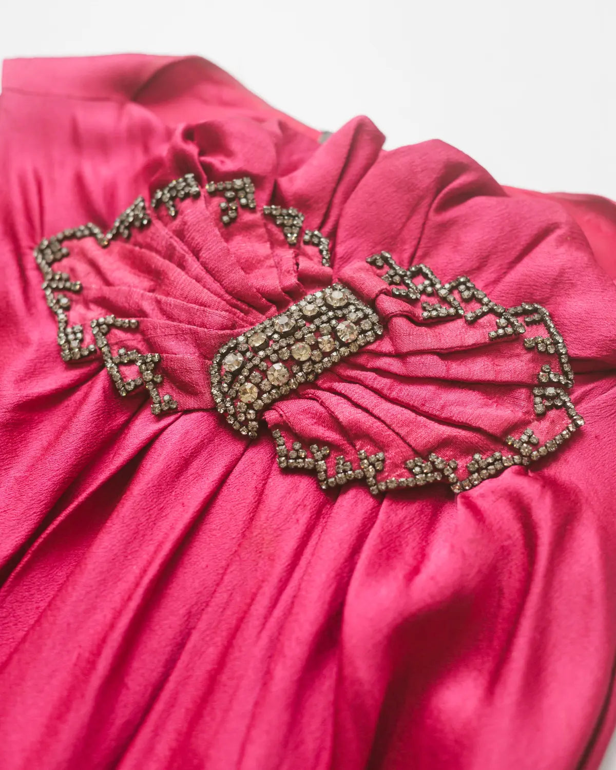 Alberta ferreti embellished silk dress