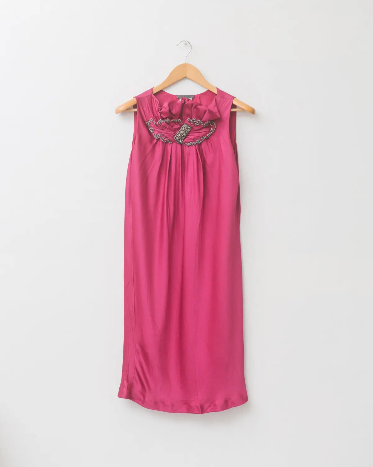 Alberta ferreti embellished silk dress