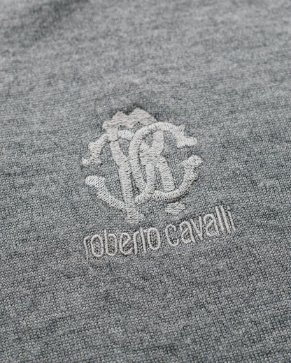 Roberto Cavalli Emblem Knit Sweater
