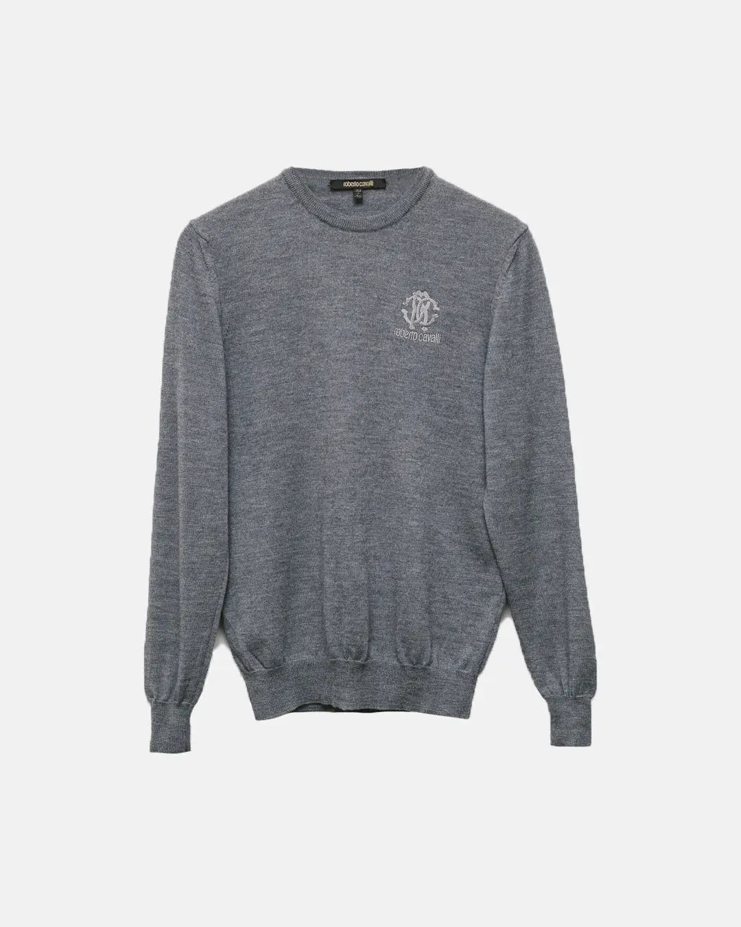 Roberto Cavalli Emblem Knit Sweater