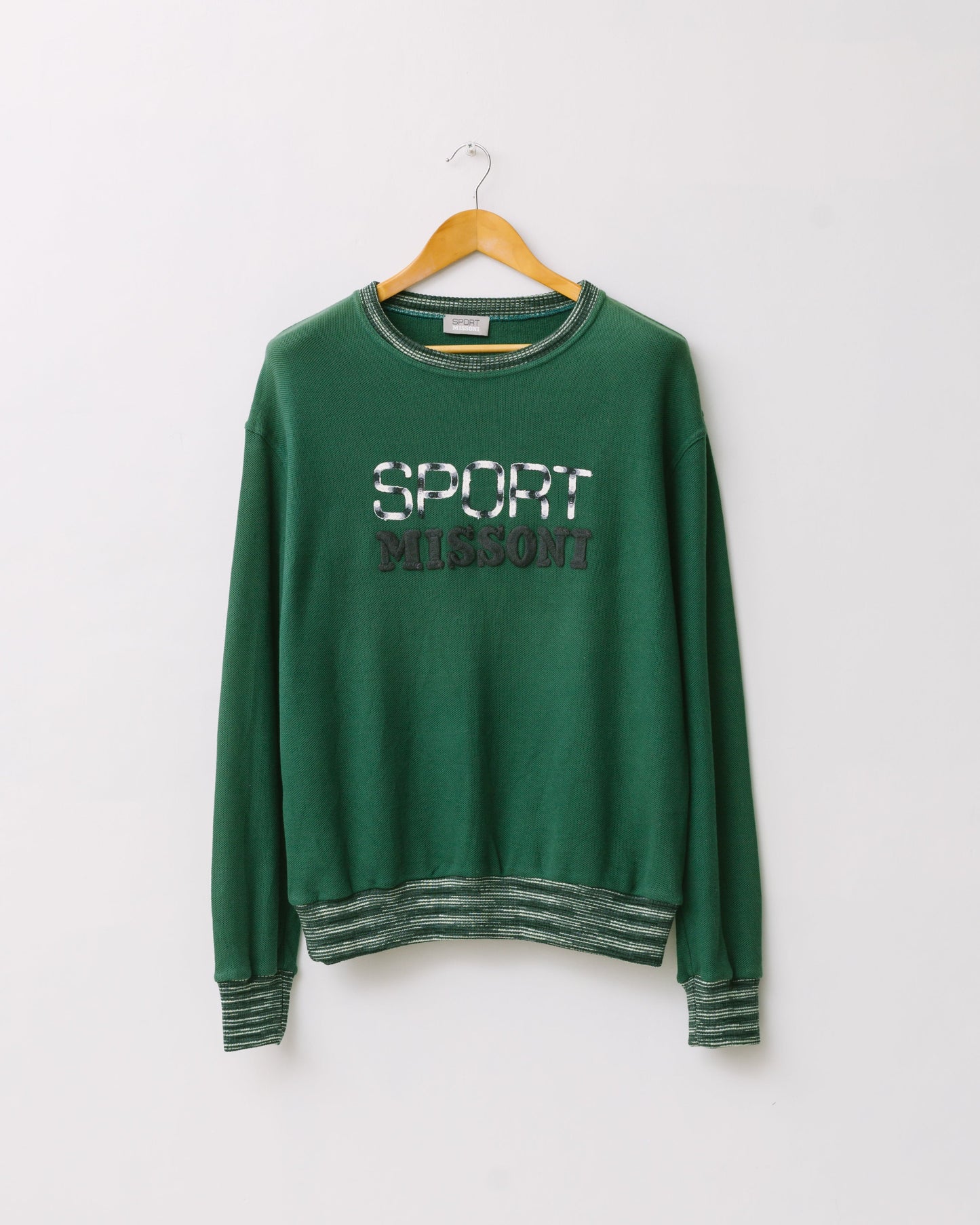 Embroidered logo pullover