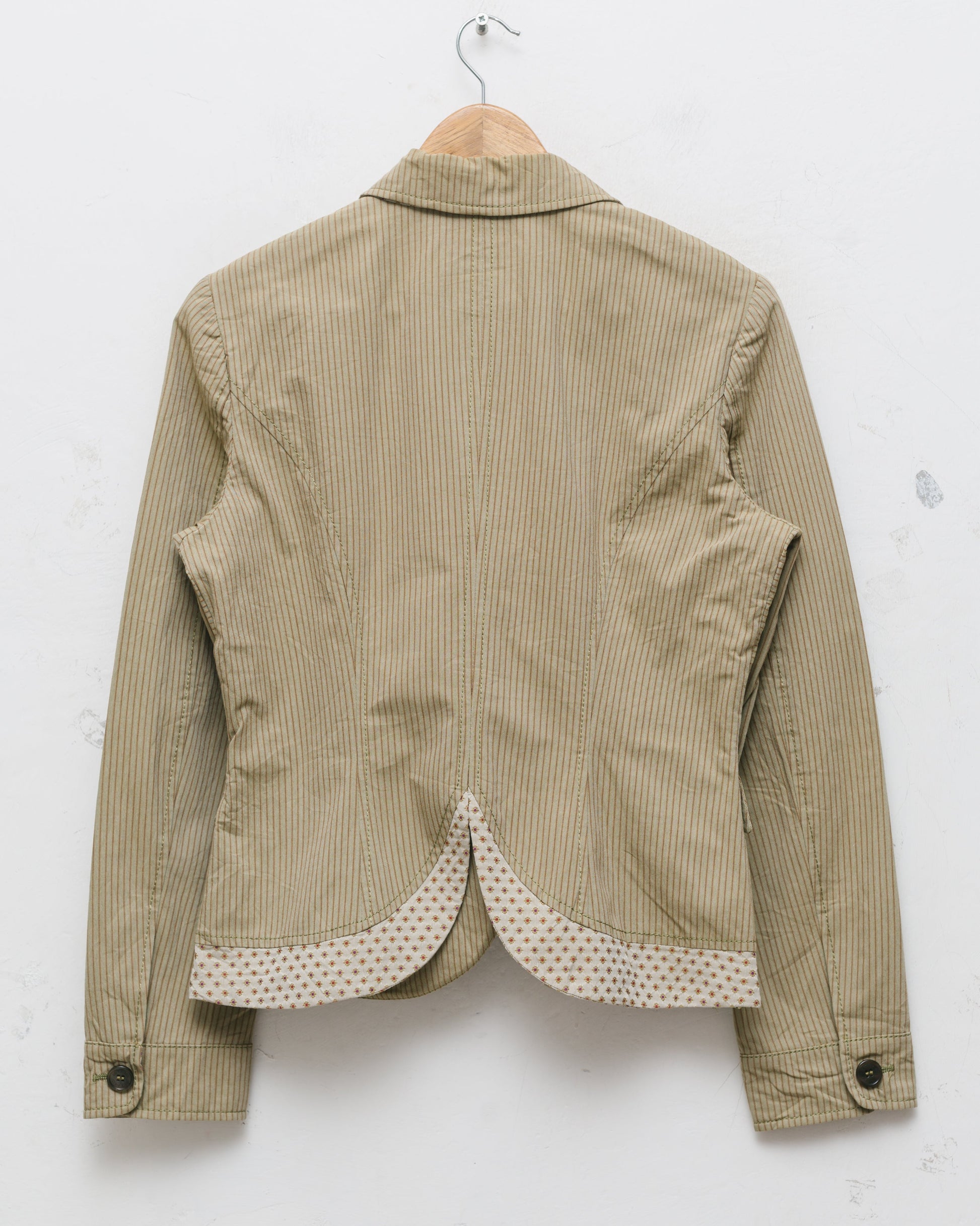 Etro striped hourglass blazer