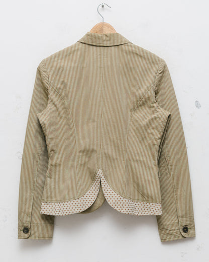 Etro striped hourglass blazer