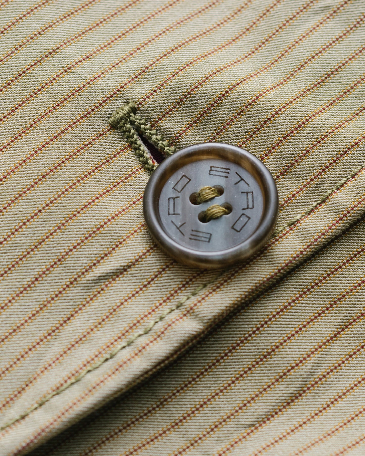 Etro striped hourglass blazer