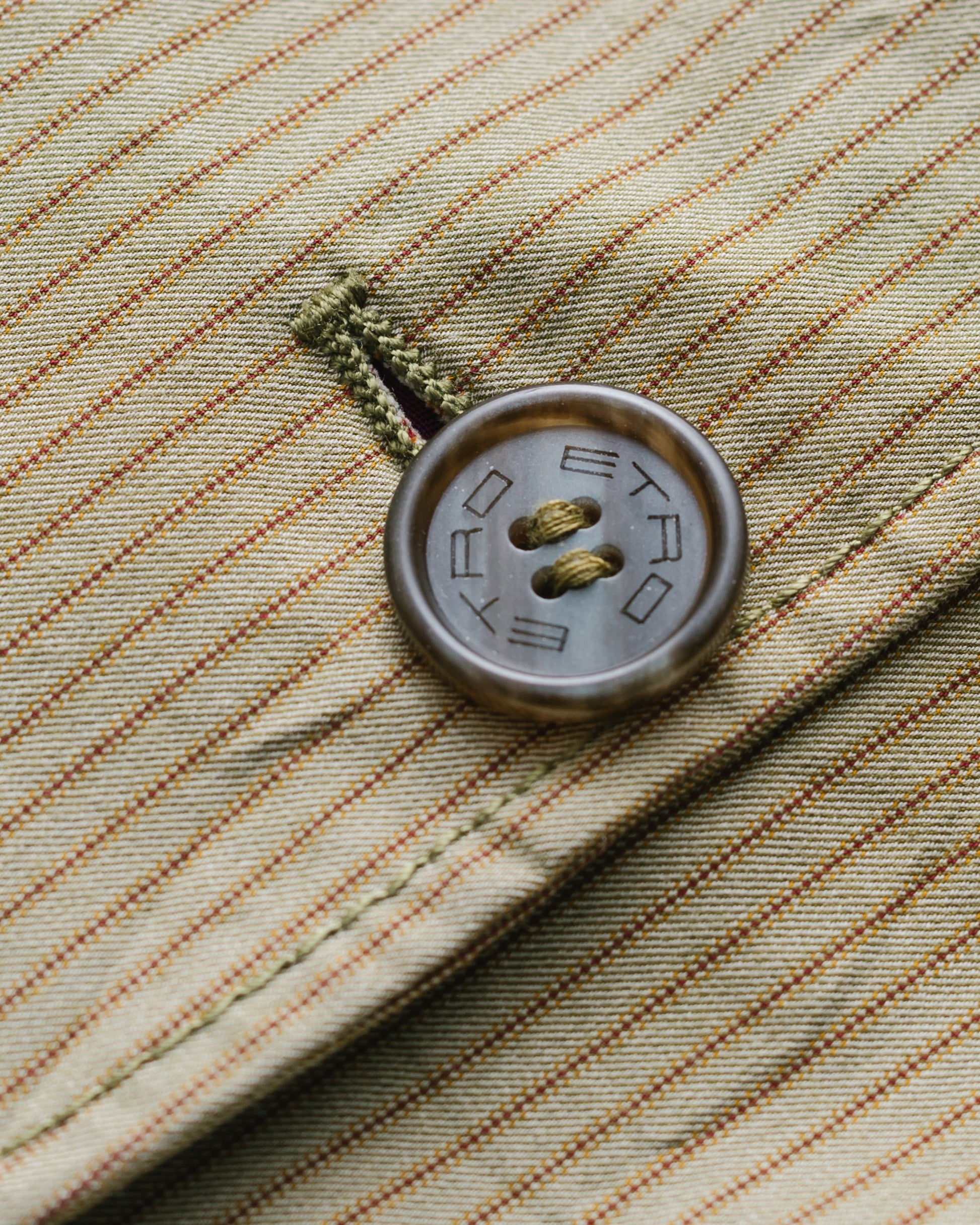 Etro striped hourglass blazer