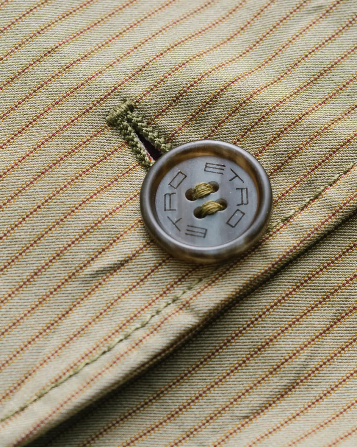 Etro striped hourglass blazer