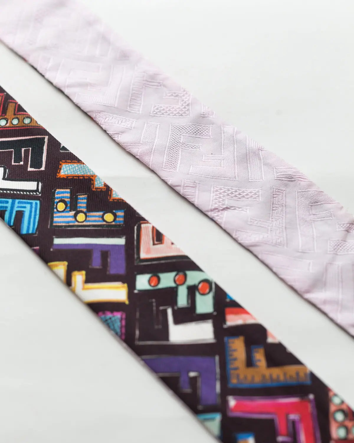 Fendi 2-way silk twilly