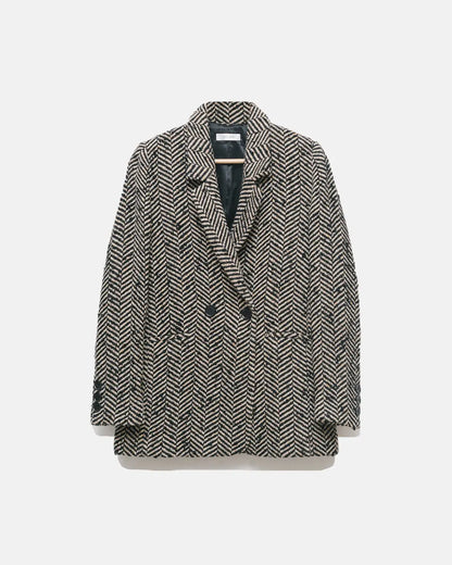 Anine bing fishbone wool blazer