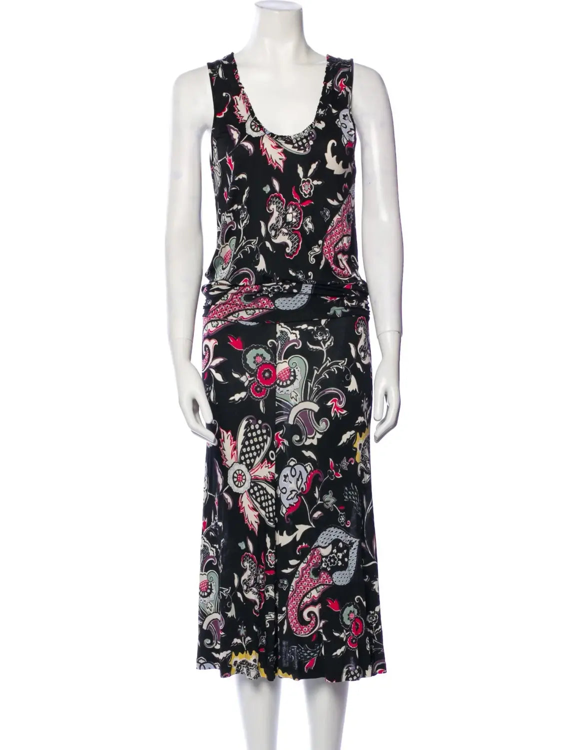 Etro floral print midi dress