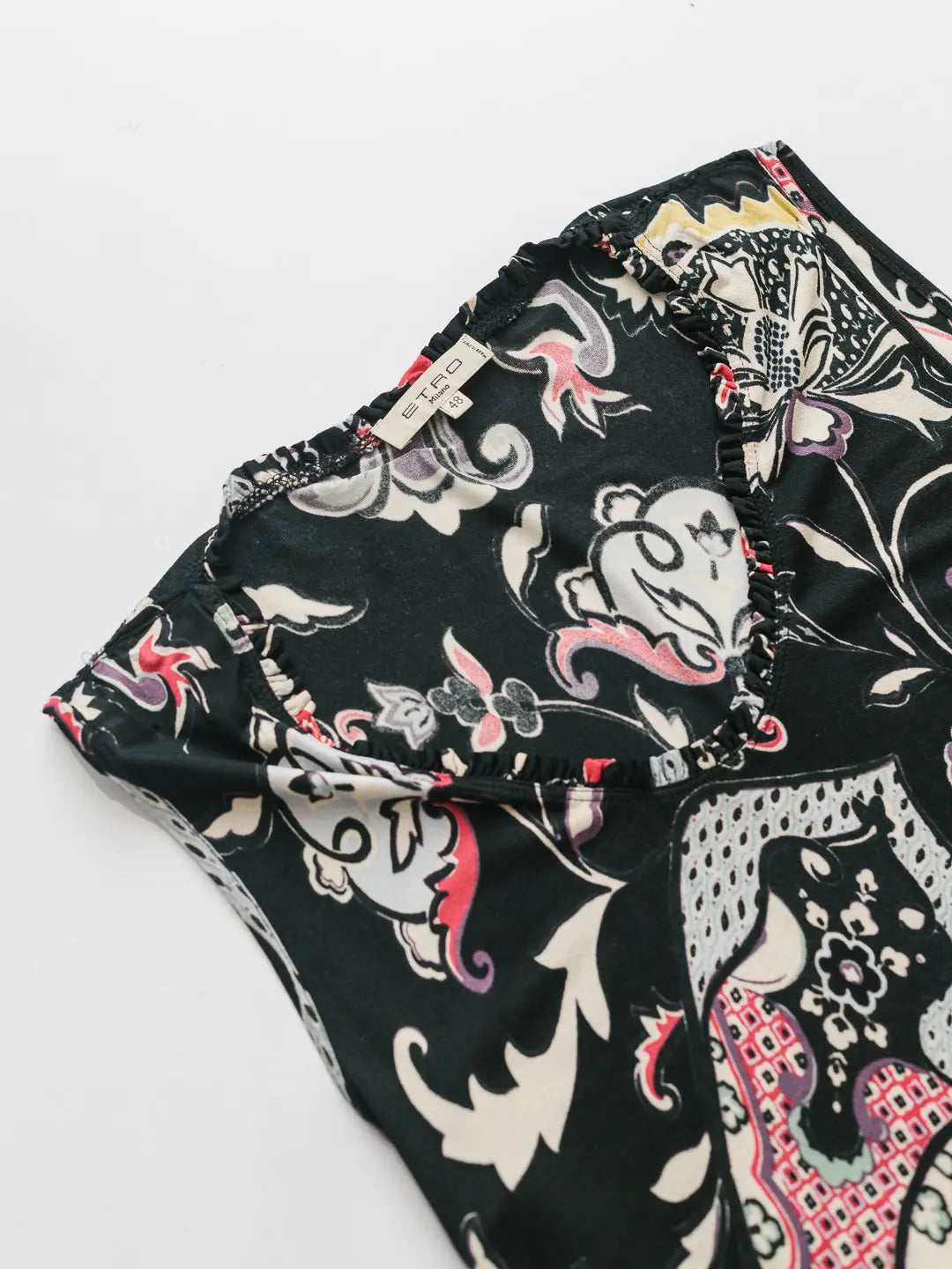 Etro Floral Print Midi Dress