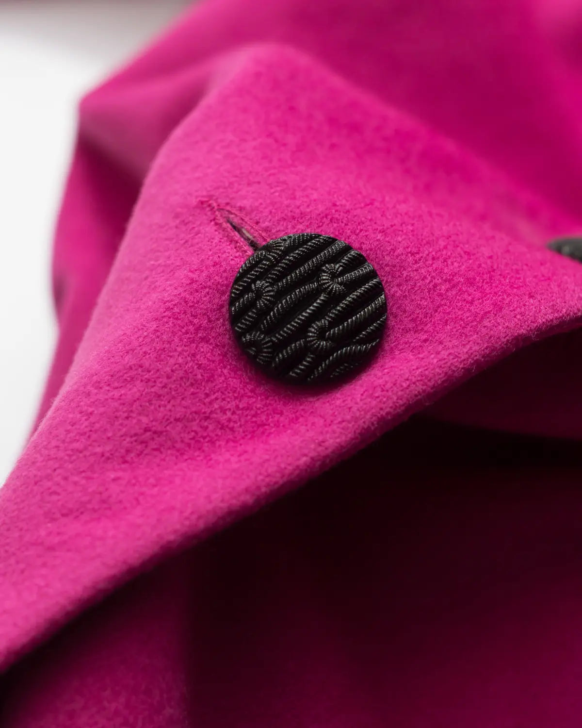 Fuchsia wool dress coat