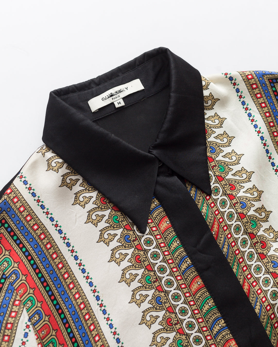 Givenchy Silk Long Line Button Down