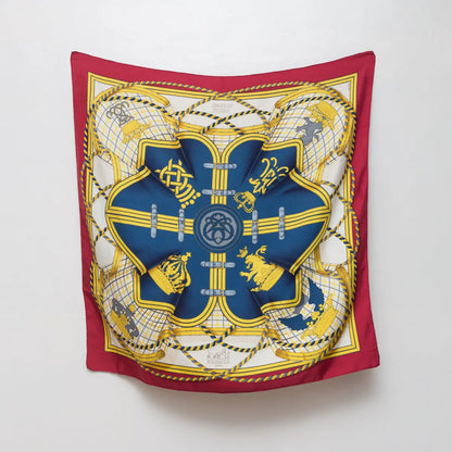 Hermés grande tenue silk scarf