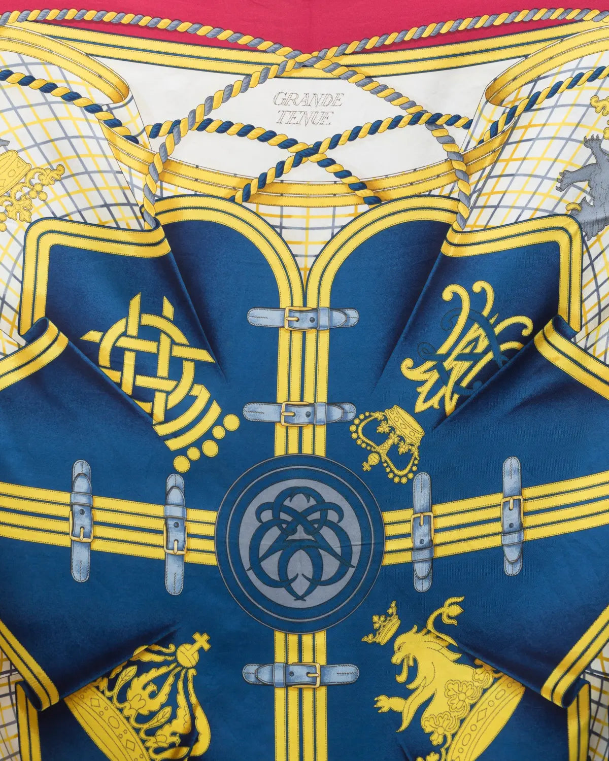 Hermés grande tenue silk scarf