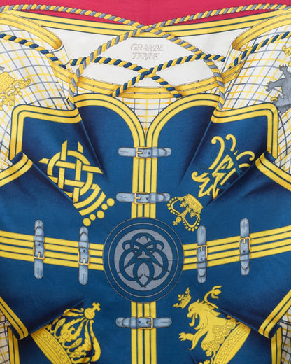 Hermés grande tenue silk scarf