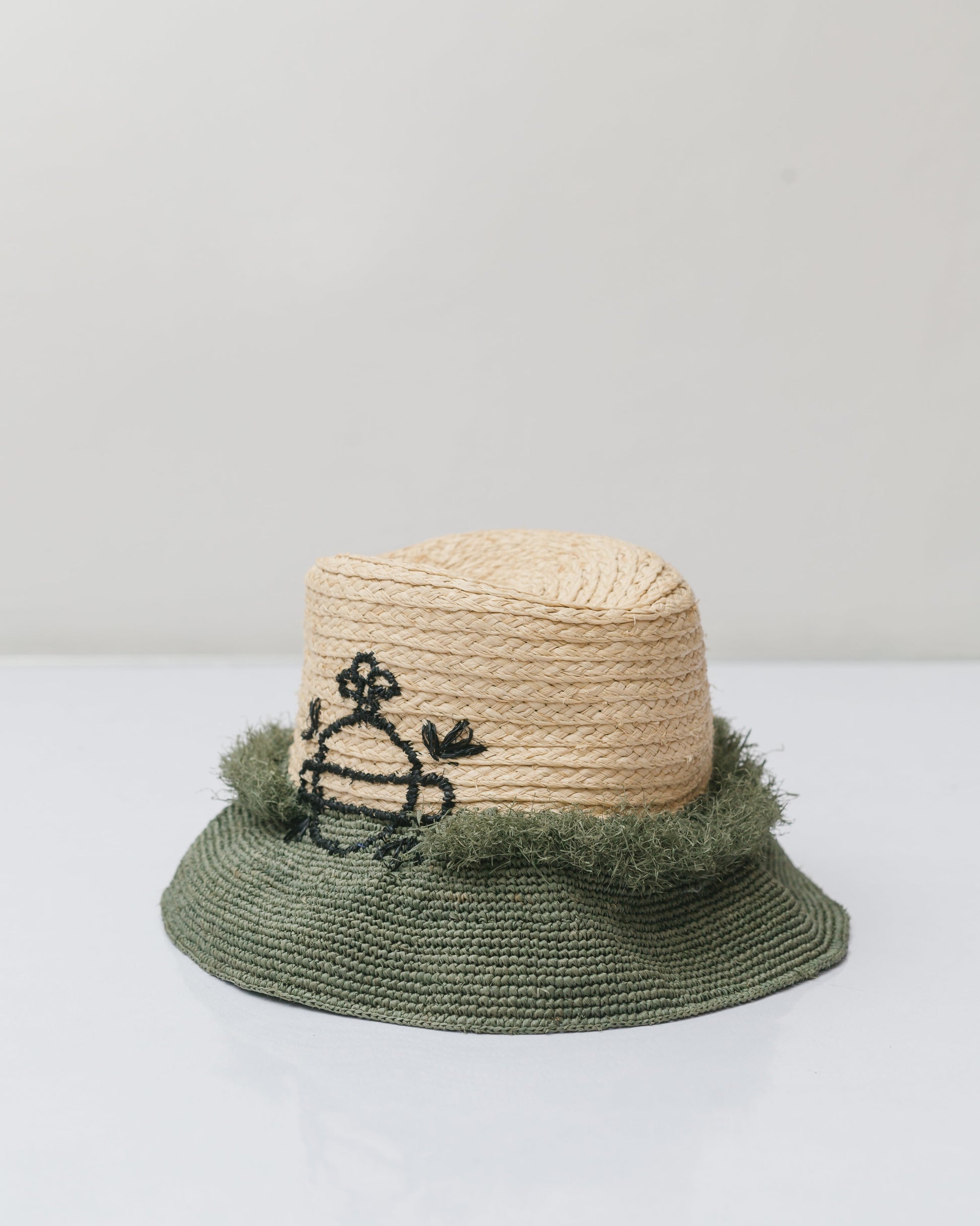 Vivienne westwood grass & raffia hat