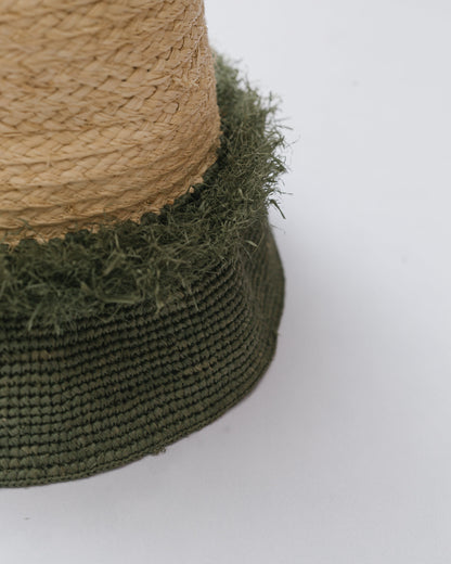 Vivienne westwood grass & raffia hat