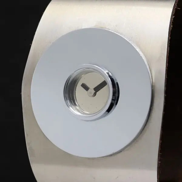 Vintage Hand-Wound Bangle Watch, Silver Dial, Unisex Antique Wristwatch Collectible