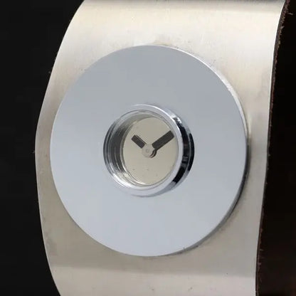 Vintage Hand-Wound Bangle Watch, Silver Dial, Unisex Antique Wristwatch Collectible