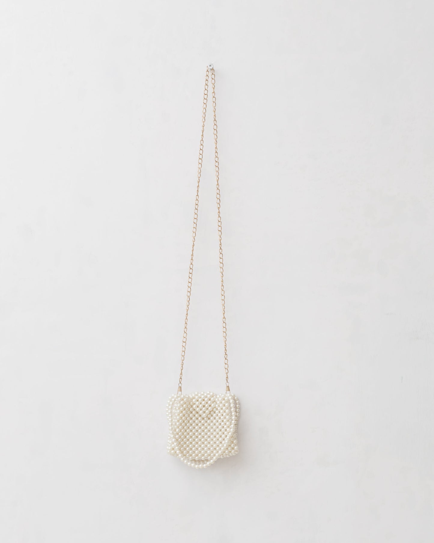 Handmade pearl mini bag
