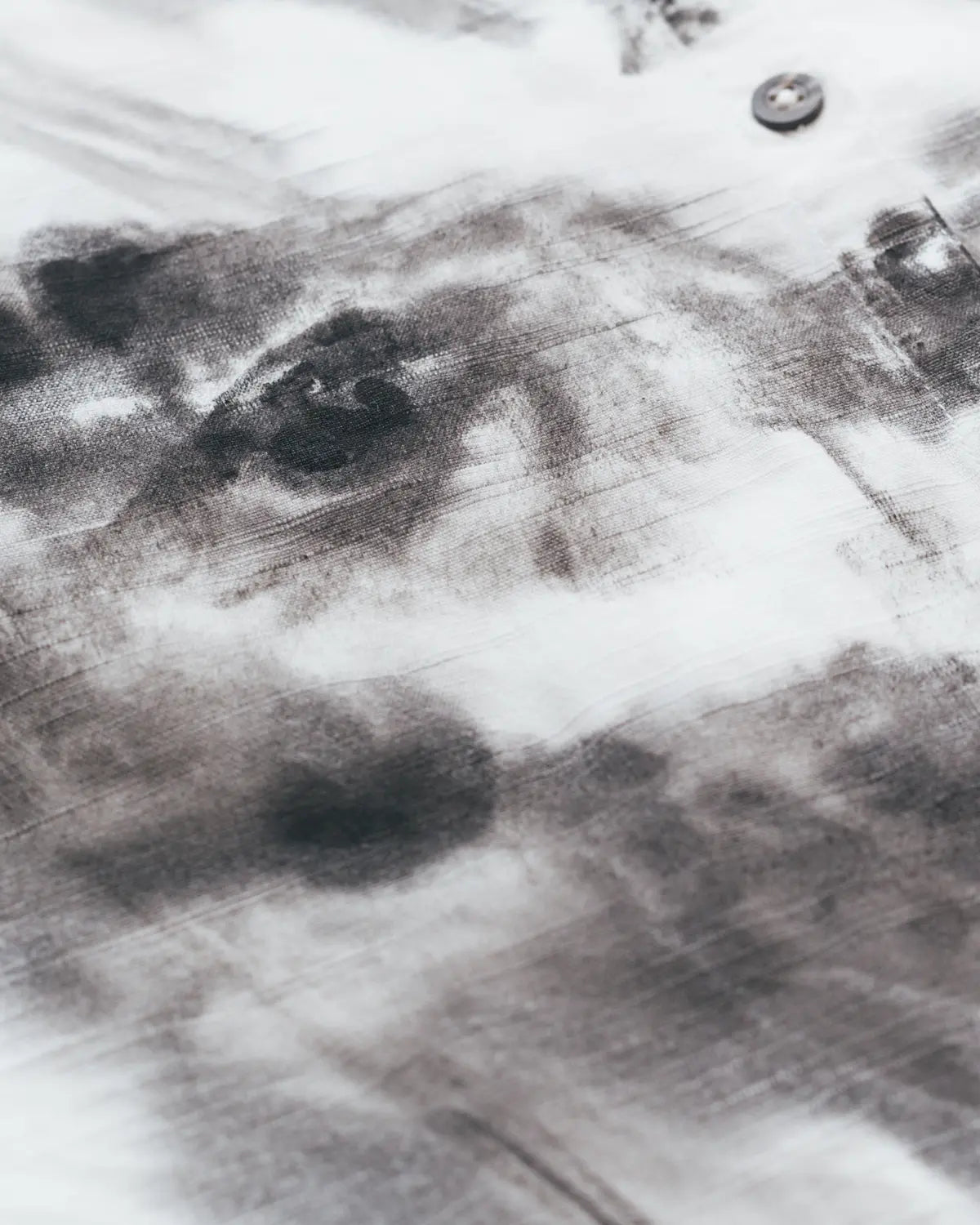 Aimee one-of-one handpainted portrait linen shirt