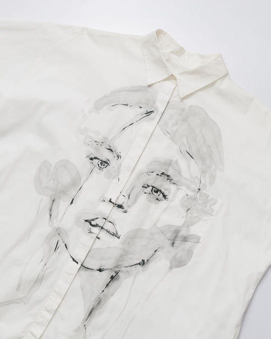 Handpainted portrait shirt //