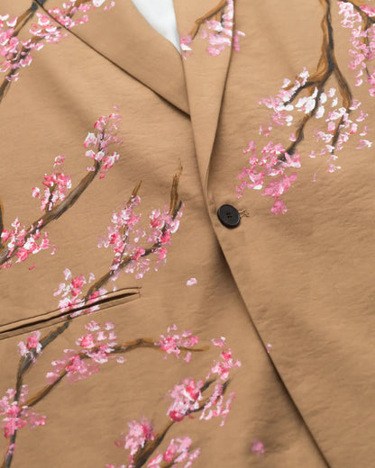 Aimee one-of-one handpainted sakura blazer