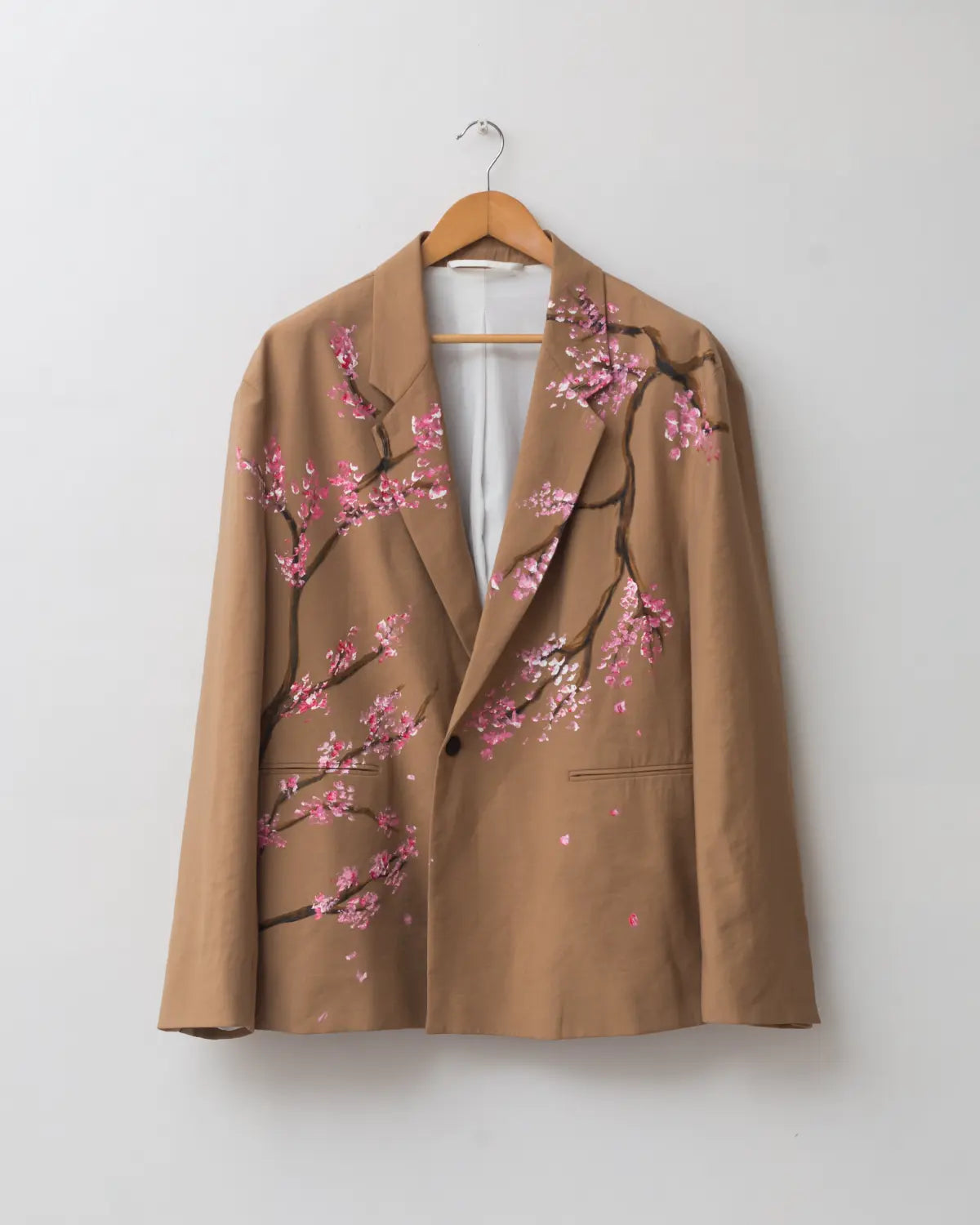 Aimee one-of-one handpainted sakura blazer