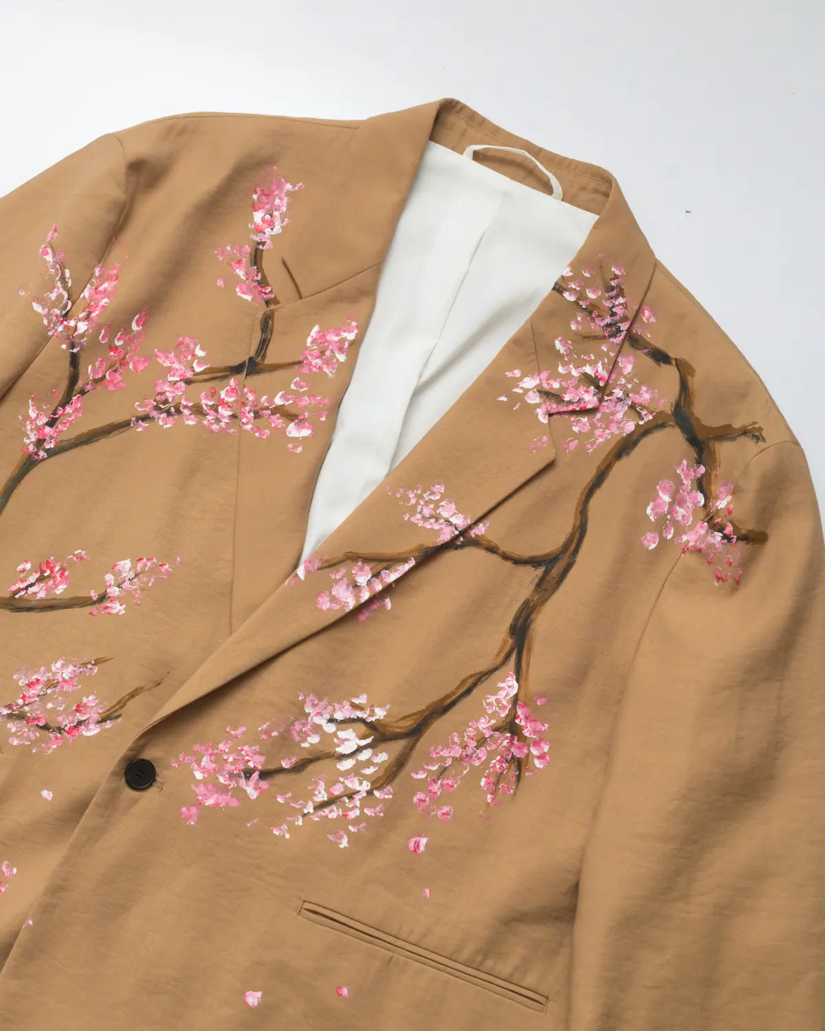 Aimee one-of-one handpainted sakura blazer