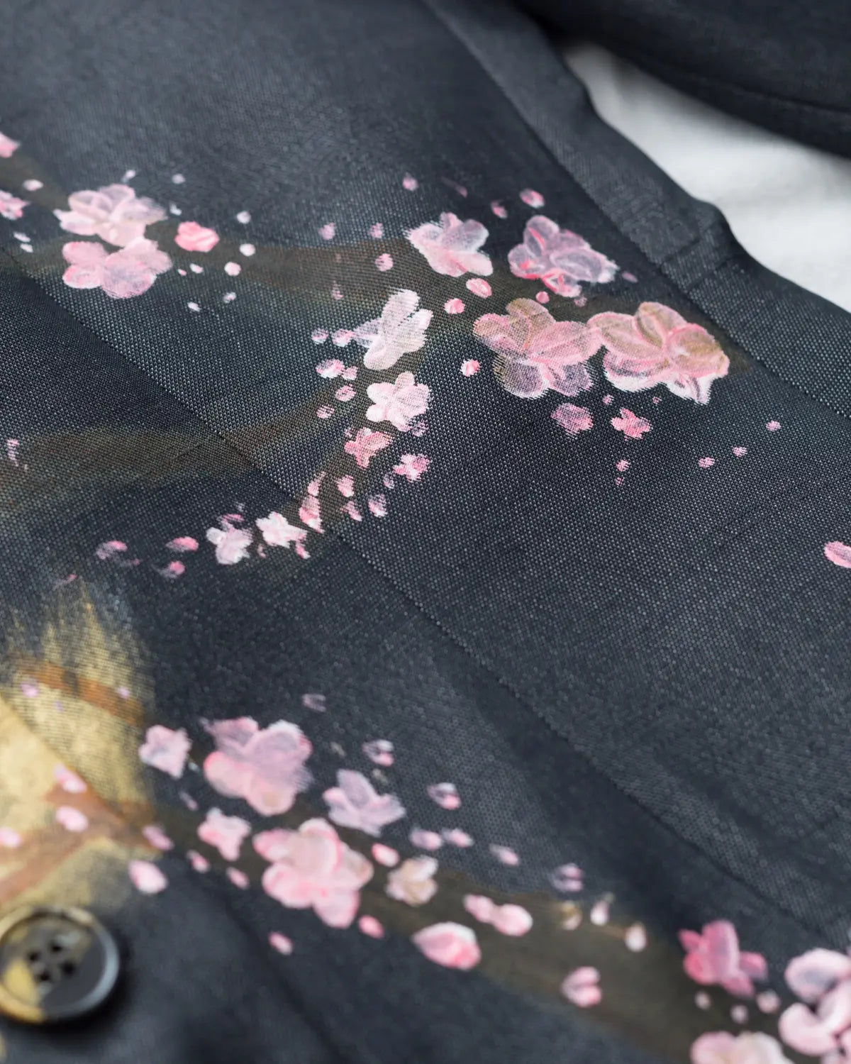 Emporio armani handpainted sakura blazer