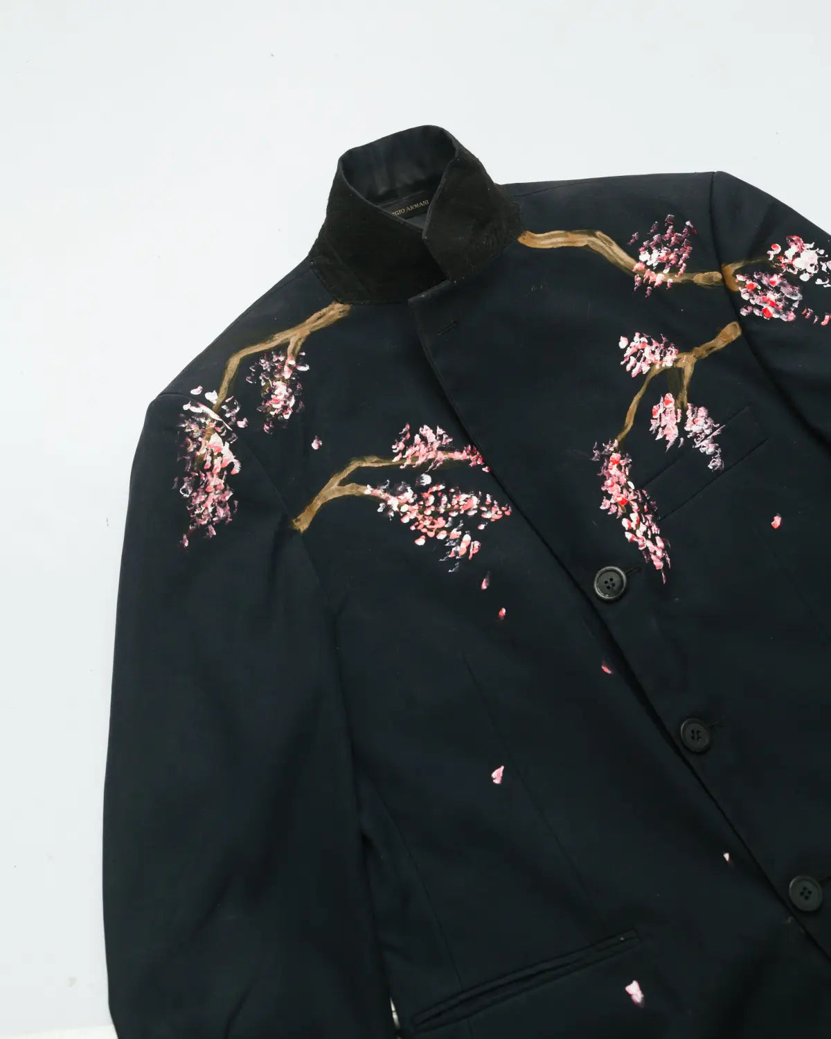 Aimee one-of-one handpainted sakura blazer