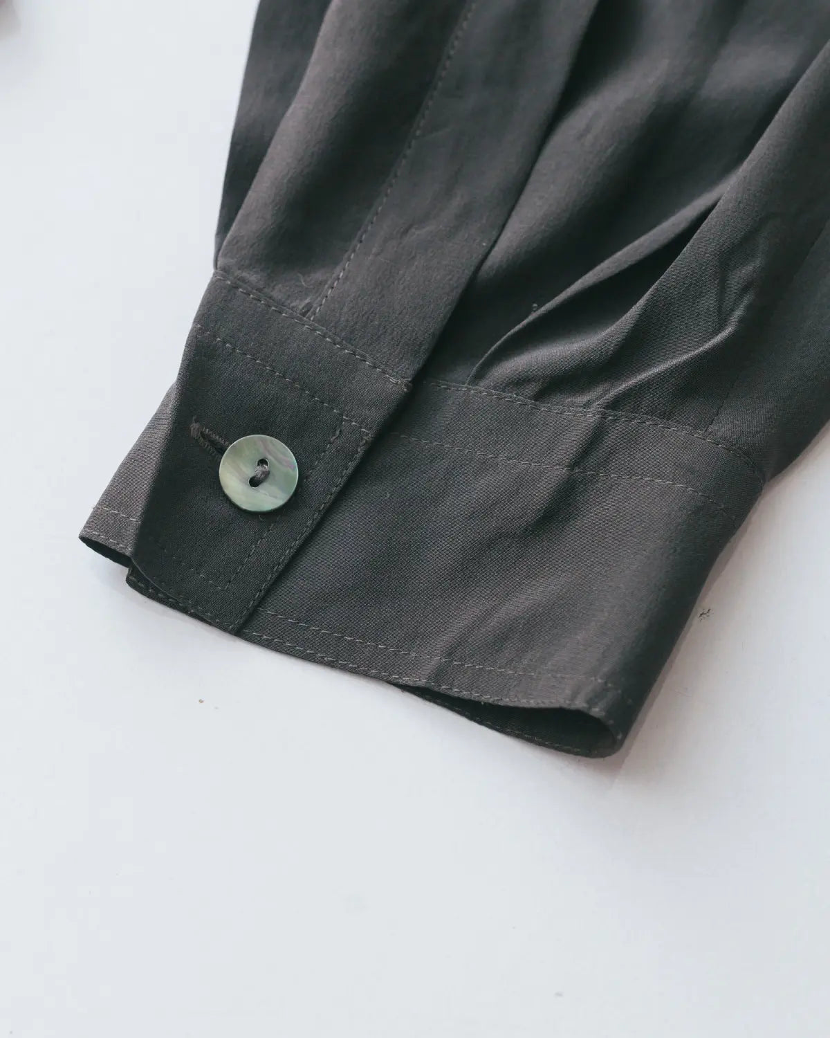 Handpicked by aimée heart embroidered pure silk shirt