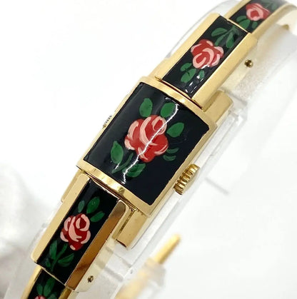 Aimée hidden watch floral