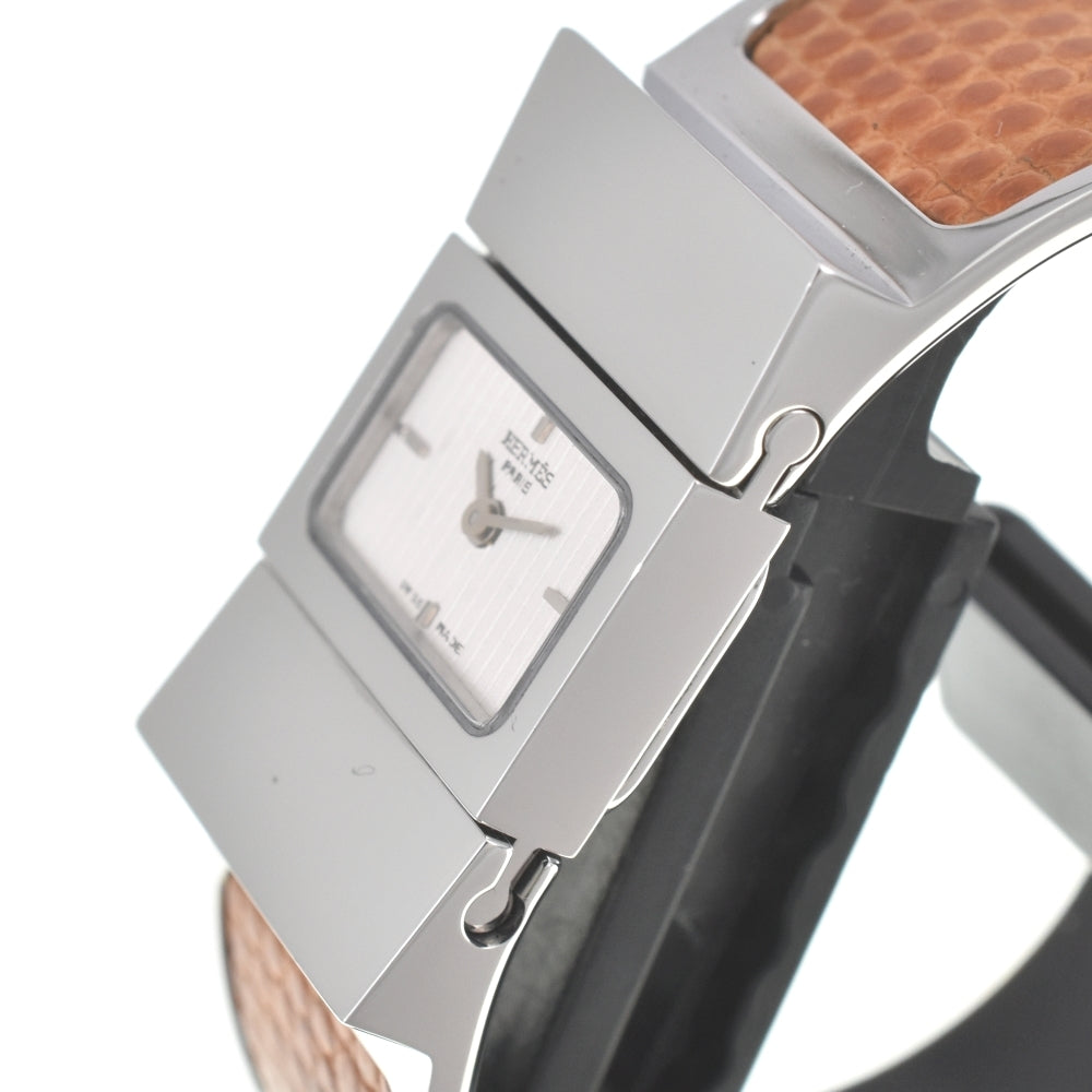 Hermès L01.210 Locé Quartz Women's Luxury Watch - Excellent Condition, Box & Warranty