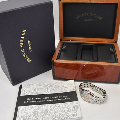 Franck Muller Tonneau Curvex Diamond Dial 1752QZCD1RSTG Ladies Quartz Watch